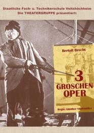 Titel Plakat "Dreigroschenoper"
