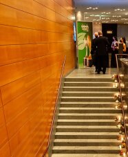 Treppe zum Veranstaltungssaal Taspo Awards 2021