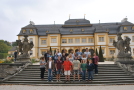 Gruppenbild im Rokokogarten